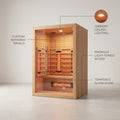 Home Infrared Sauna Built for Daily Wellness, Multi-Zone Heating, FSC-Certified Wood, Digital Controls