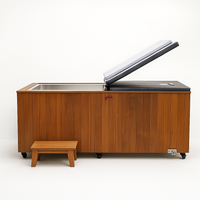 Cold Plunge Tub Designed for Daily Recovery, Cedar Cabinet, Stainless Steel Basin, Touchscreen Control