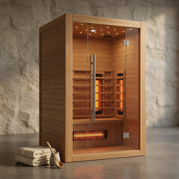 Home Infrared Sauna Built for Daily Wellness, Multi-Zone Heating, FSC-Certified Wood, Digital Controls