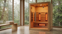 Heliox LuminaWood Infrared Sauna Cabin — Lifestyle