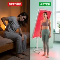 LuminaCore Radiance Panel — Before & After