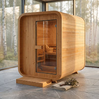 NordicHaven Arc 2-Person Dry Heat Sauna — Studio Shot