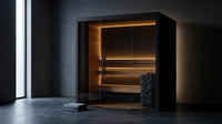 ObsidianTherm Halo Noir 3 Dry Heat Sauna — Lifestyle