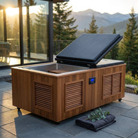 TimberChill Glacier Pro Cedar Cold Plunge — Studio Shot